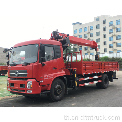 Dongfeng Chassis CUMMINS รถบรรทุกเครื่องยนต์พร้อมเครน